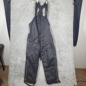 Vintage Walls Blizzard-Pruf Mens Insulated Bib Overalls Black Medium 34-36
